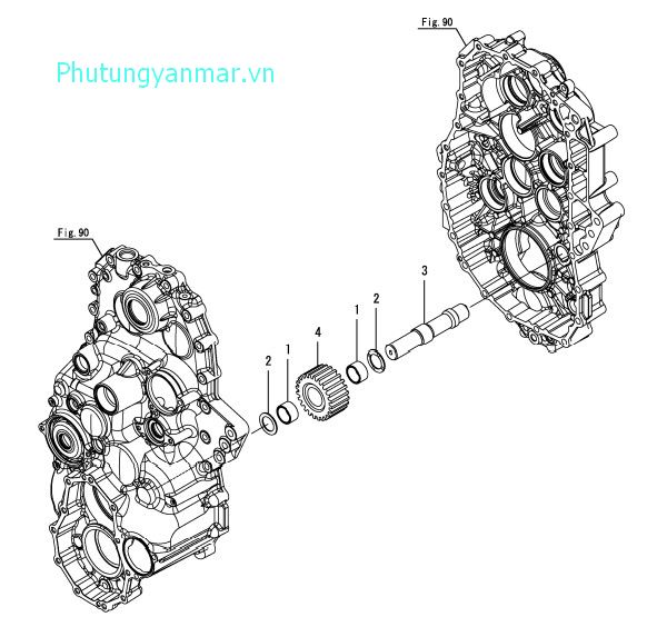 Trục truyền động quay số 5